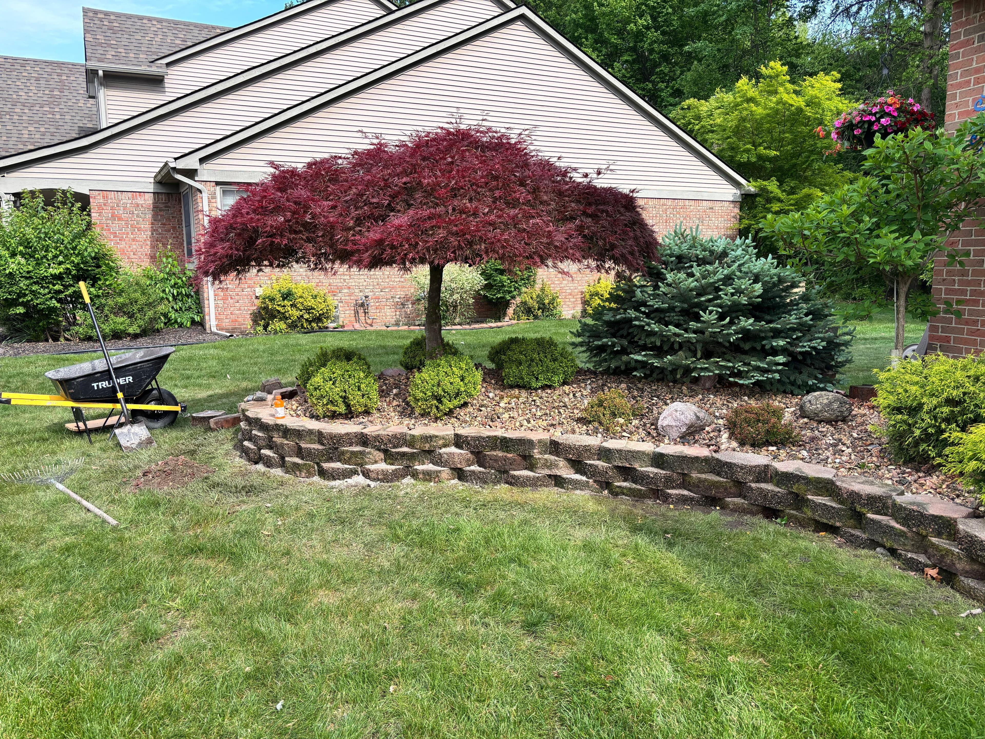 Landscaping and garden project
